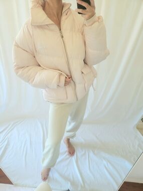 ASOS Light Pink Puffer Jacket